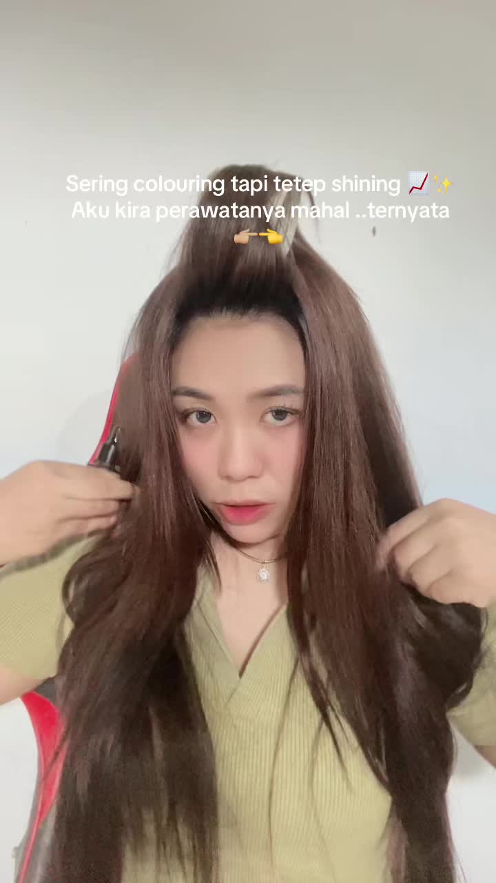 Rambut asli !No exten , No Smoothing … Gaperlu kesalon , udah badai bngt yg penting rajin perawatan dirumah 🥰 ..#hairstyle #hairtutorial #hairtok #haircare #hairtransformation #haircolour 