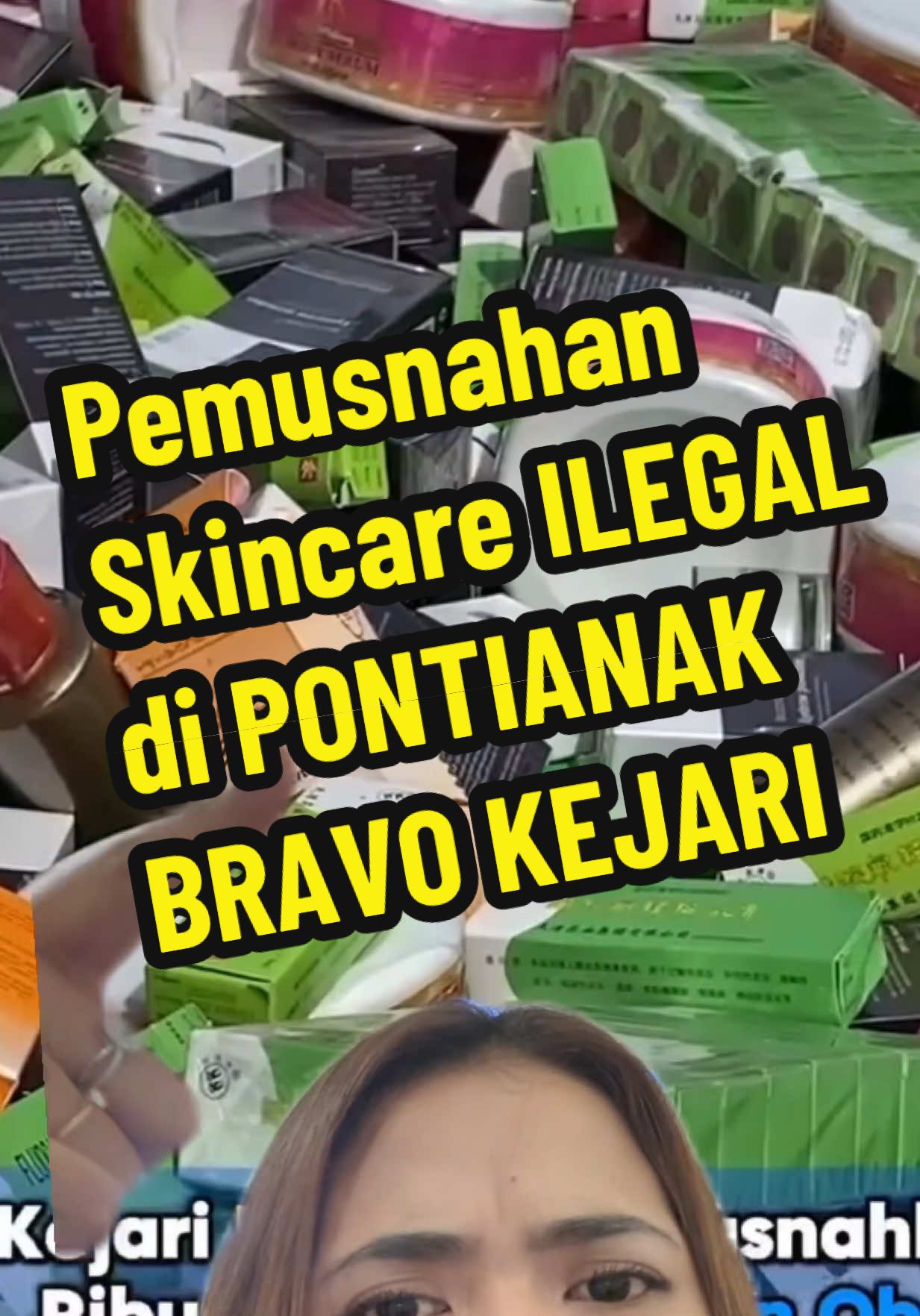 Ayok skincare kalian ada gak disini ? Jangan sampai pakai Abal abal ya temen2 😭 ngeri kali ahhhhh #musuhcreamabalabal2 #bahayaskincareabal2 #ownerskincarenakal #yucunmeiimport #merkuri #obatkeras 