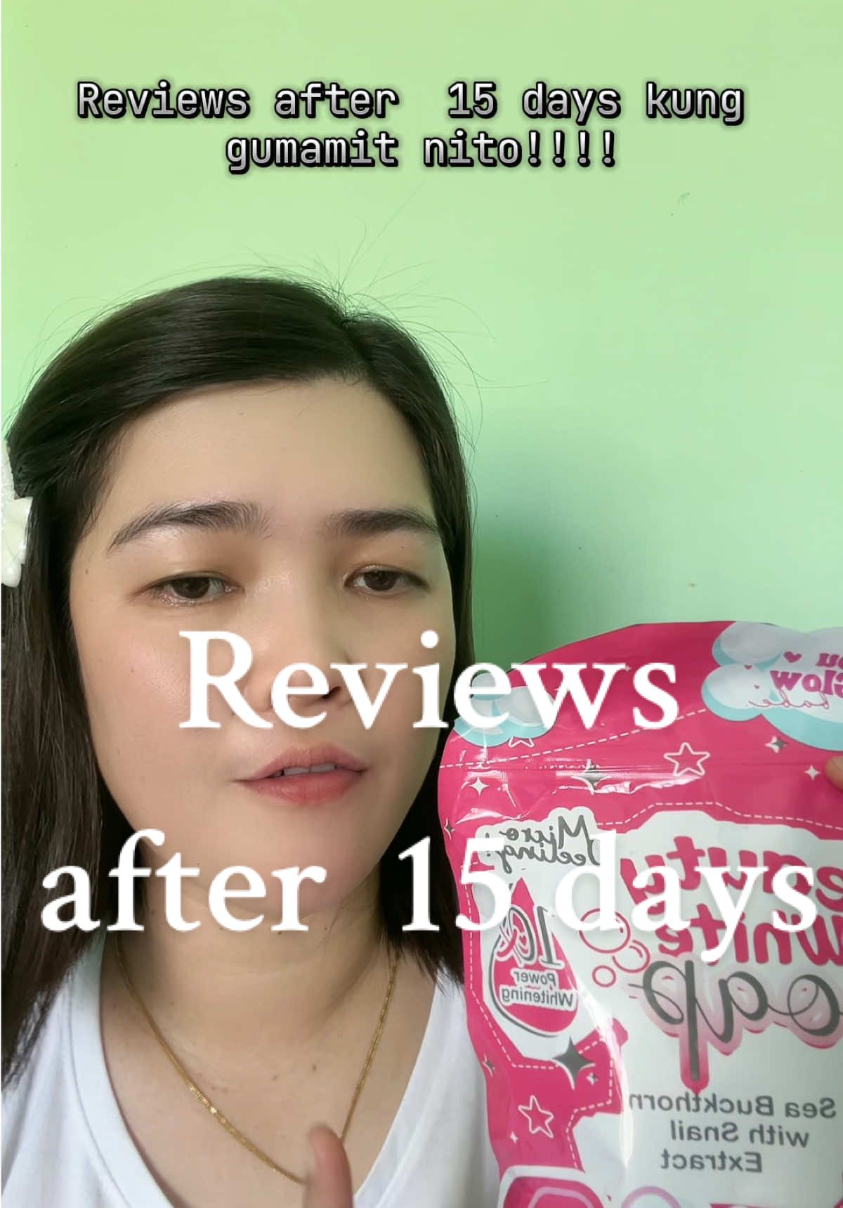 Reviews after  15 days kung  gumamit nito!!!! #beautywhitesoap #youglowbabebeautywhitesoap #youglowbabe #soap 