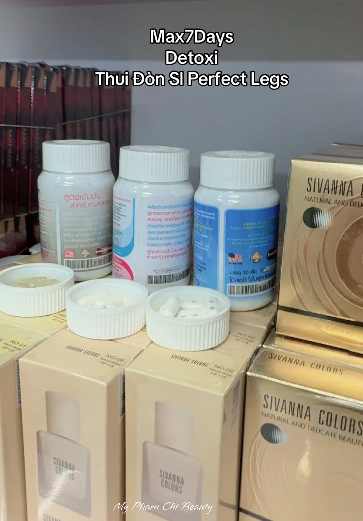 combo max7 detox thái lan, đủ bộ max 7 days detoxi thái lan chuẩn bên em Chi Beauty ạ #max7days #max7day #detox #detoxi #xuhuong #xuhuongtiktok #trending 