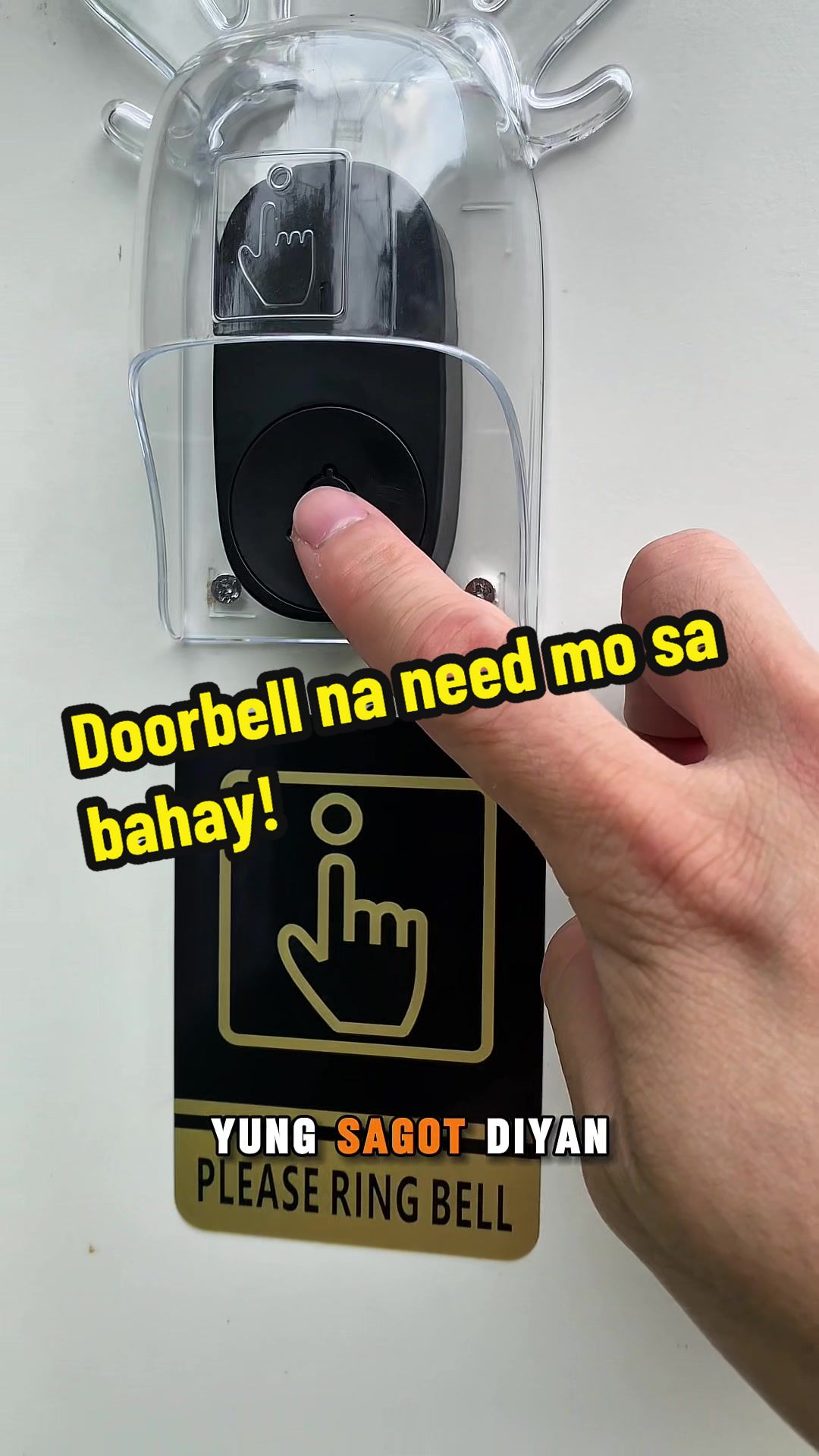 Kelangan nyo to mga idol! Para hindi na sila kakatakok ng malakas! #doorbell #wirelessdoorbell #intercom #waterproofdoorbell 