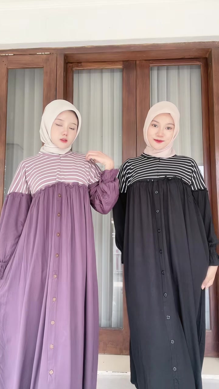 #promomakangajian #blouse #blouseknit #ootdkondangan #brukat #atasansalur 