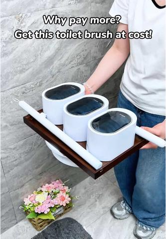 Click, scrub, toss. No more disgusting toilet brush sitting in dirty water.#cleaninghacks #Toiletbrush #sopami #tiktok #deepclean#TikTokShopJumpstartSale 