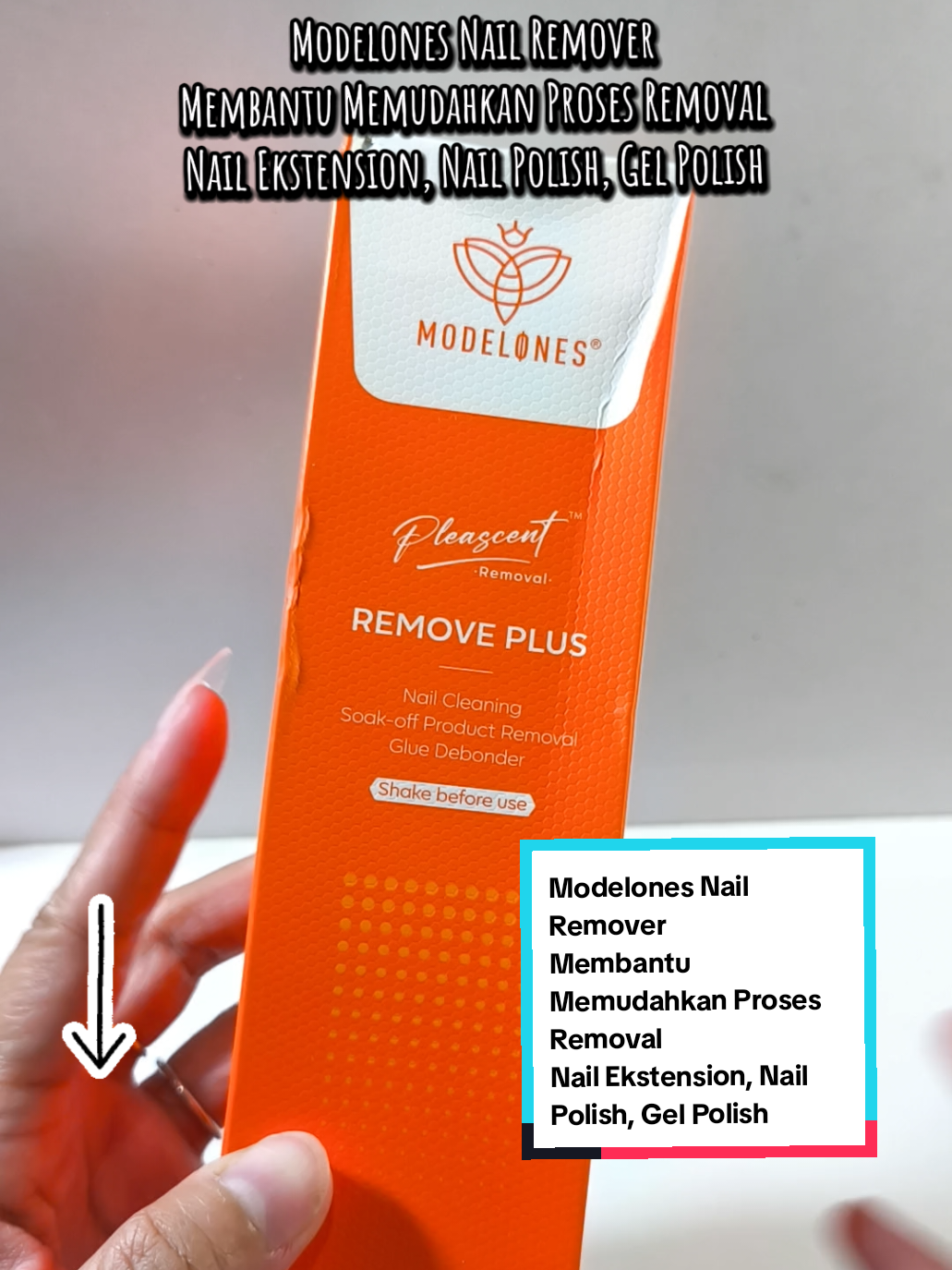 Modelones Nail Remover Membantu Memudahkan Proses Removal Nail Ekstension, Nail Polish, Gel Polish #modelones #removal #softgelextensions #softgelremoval #nails #nailart #manicure #nailtech #nailtechlife #nailist #nailartist #gelpolish #kutekgel #alatnailart #nailsinspo #insponails #febuary #cuantanpabatas #imeldamels #recommended #recommendations 