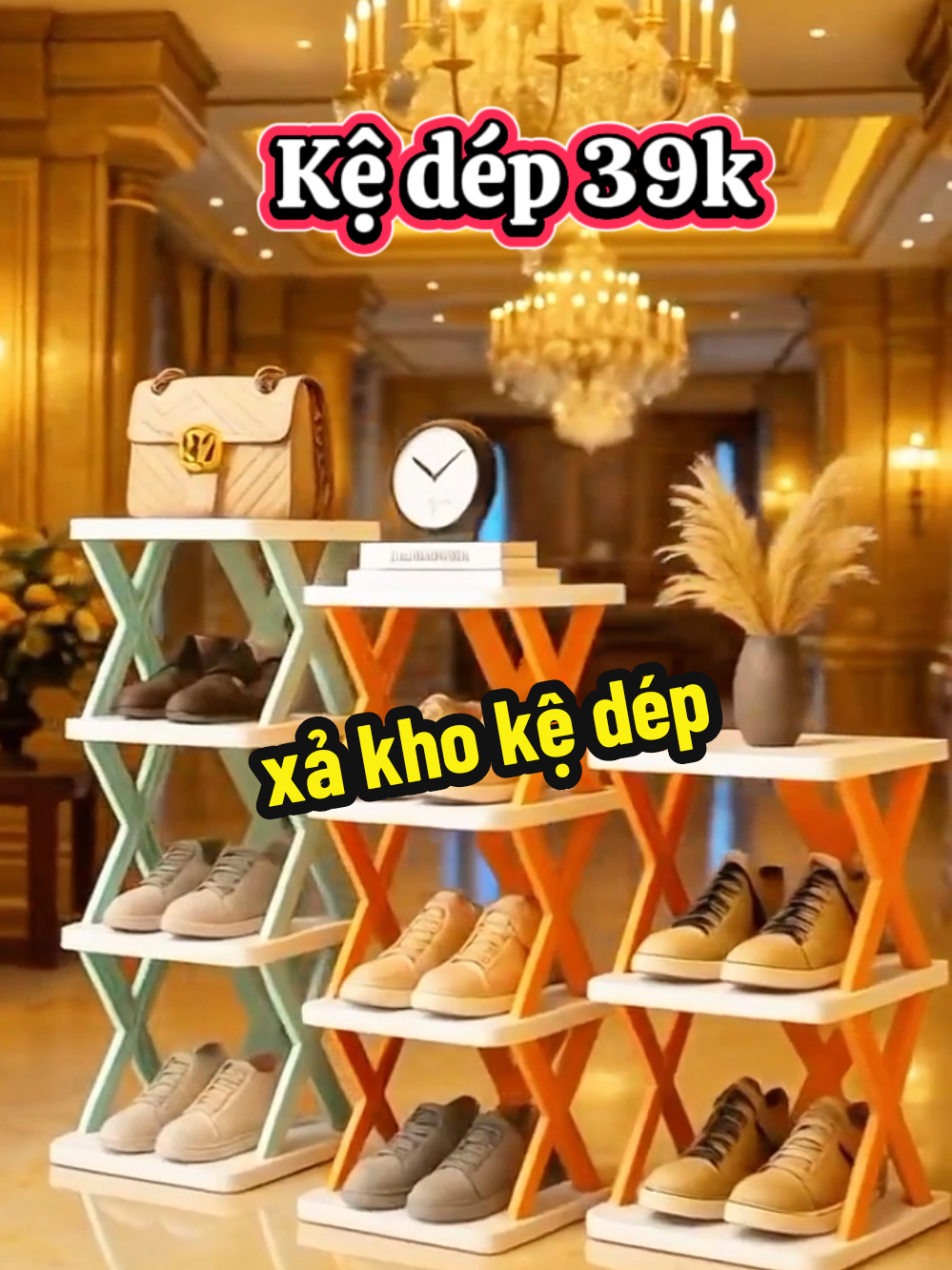 xả kho kệ dép 40k. #vanhongnguyen1987 #dogiadungthongminh #kedep #xuhuongtiktok #thinhhanhtiktok 