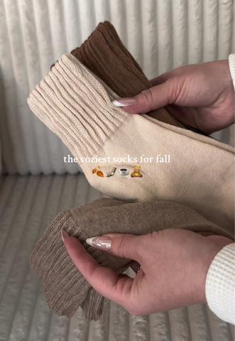 yeah I’ll be wearing these every day 🧦 #cozysocks #socks #cozyaesthetic #cozygirl #fallstyle  