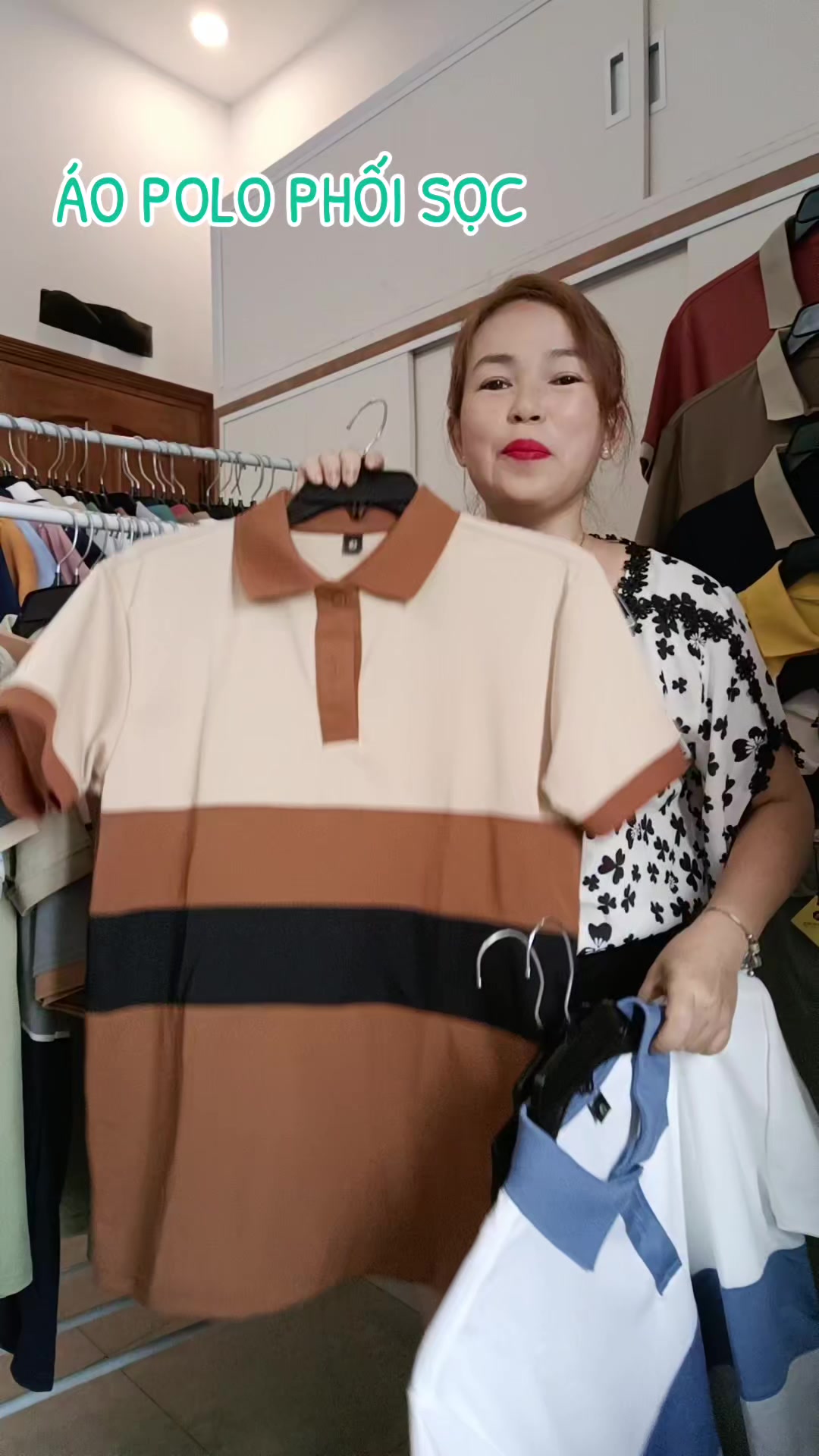 ÁO Polo phối sọc ngang. Chất thun cá sấu co giãn 4 chiều #mincoshop76 #Fashion #aothun #xuhuong 