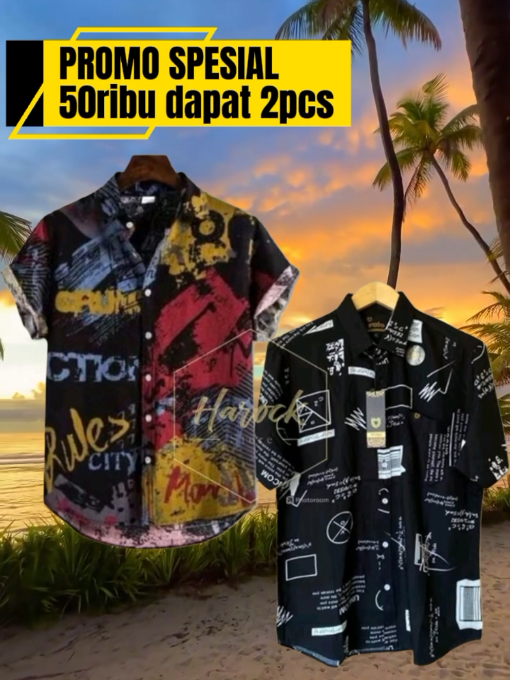 2pcs 50 RIBUAN kEMEJA MOTIF#kemeja #kemejaoversize #kemejapria #wibgajian #cuantanpabatas #belanjaditiktok 
