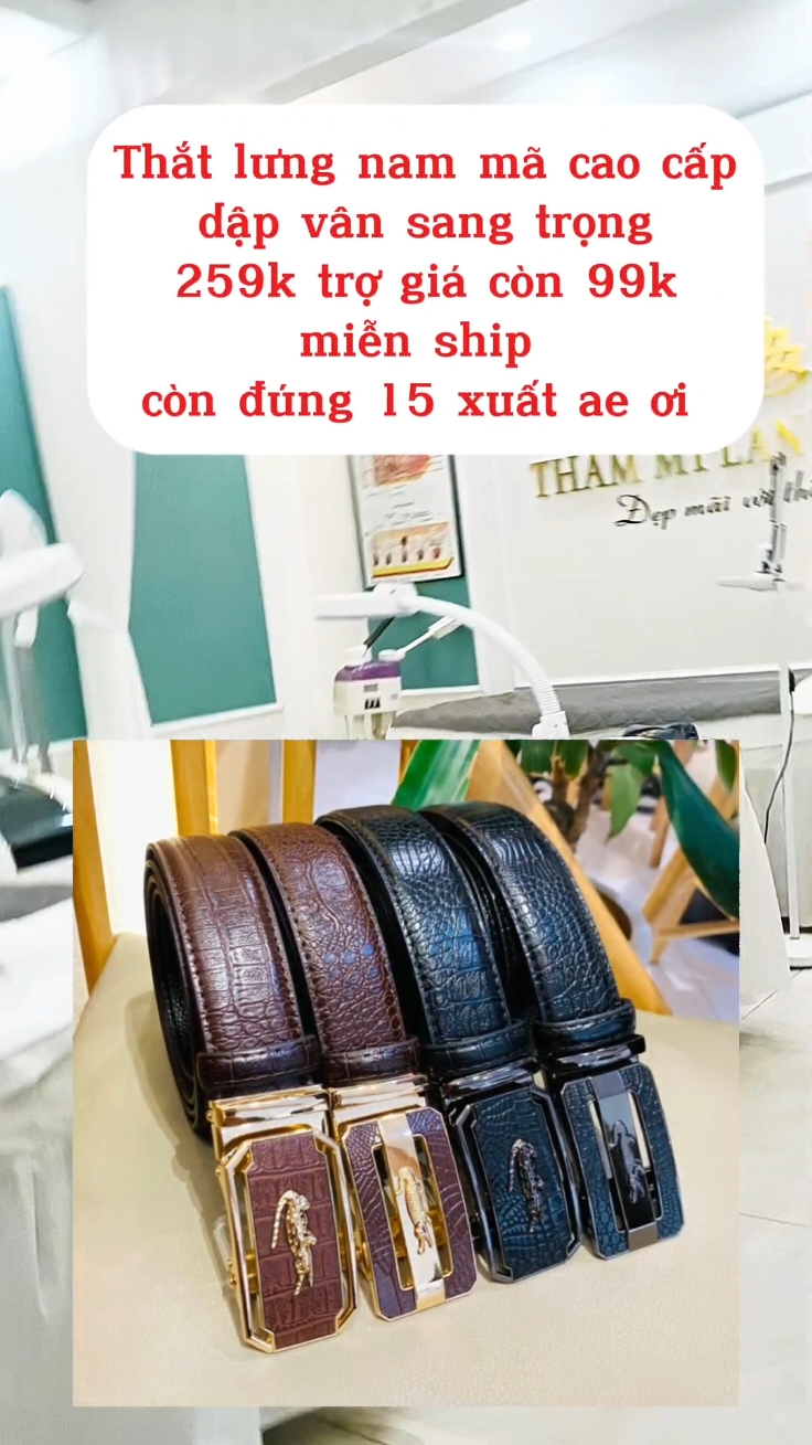 Mã thắt lưng cao cấp đây anh em ơi,ưng từ đường kim mũi chỉ luôn nha  #shopdonamlyly #thoitrangnam #thatlungnam #thatlungnamthoitrang  #thatlungnamcaocap 