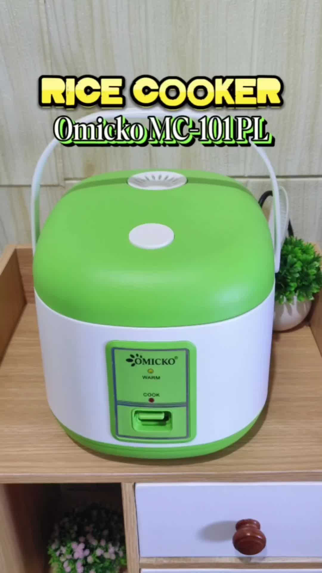 Rekomendasi Rice Cooker Bagus Harga Terjangkau Dari Omicko MC-101 PL #omicko #ricecooker #ricecookermurah #ricecookerviral #magiccom #belilokal #cuantanpabatas #wibgajian #paydaysale 
