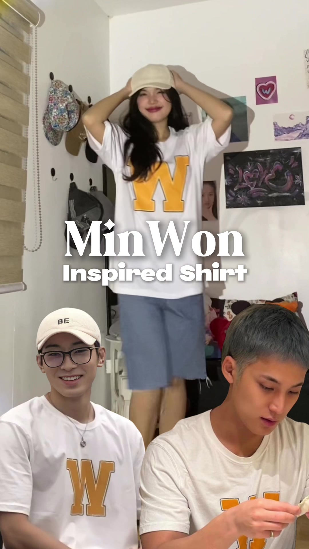 this minwonist finally got her hands on this W shirt 🙈💗 [been eyeing this since wonwoo wore it on his welive and mingyu’s ig post awaken my desire to get the shirt and NOW I FINALLY HAVE IT! 🥹🫶🏻] #mingyu #wonwoo #minwon #seventeen #carat #fyp #fypシ #foryou #foryoupage 