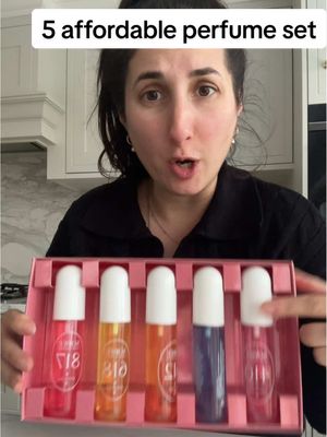 These perfumes are phenomenal - they smell so good #perfumegift #perfumegiftset  #perfume #georginabrights #fyp 