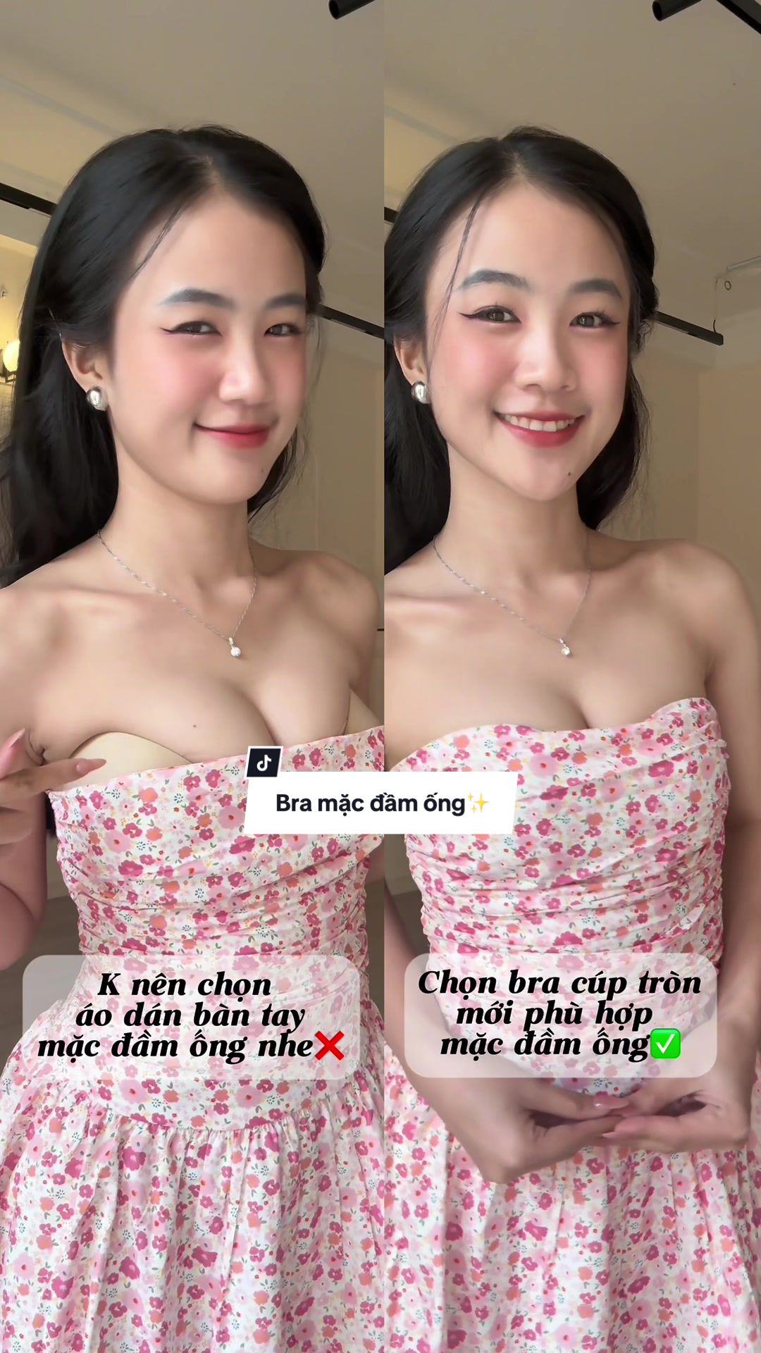Mí bà thắc mắc sao đều độn như nhau nhưng áo dán lại k mặc được với đầm ống như bra cài trước . thảo lên hẳn clip chia sẽ lý do rồi đó nhe😍😘🥰 #HuaThaoThichDon #xuhuongtiktok #aolot #tiepthilienket #bra #tiktokfashion #damong #aoong #damhaiday #aohaiday #aotrevai #fyb 