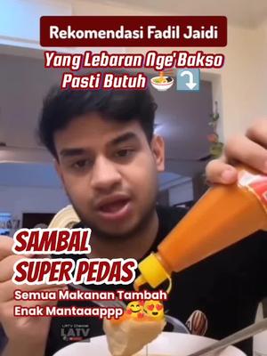 Sambal Balado 72 The Original Sambal Pedas Rawit yang benar-benar pedas mantap , dijamin bikin ketagihan gaaiiiss 😍 🍜🍜🍜 Ada banyak varian Sambal dari Sambal Balado 72 yang wajib bangeeett dicoba 🤗 Sambal Balado 72 Best Seller dan Rekomendasi Fadil Jaidi, makan bakso & mie semakin menyenangkan dan semakin mantaappp 🤗🍜🍜🍜 #sambalbalado72 #ramadanekstraseru #sambal72 #balado72 #sambalrawit #sambalrawitpedas #sambalpedas #sambalpedasmantap #sambalbakso #sambalmieayam #sambalmiepedas 