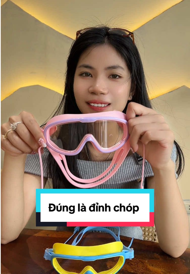 Kính bơi phiên bản cải tiến #linhxinh #linhtho #doboi #kinhboi 