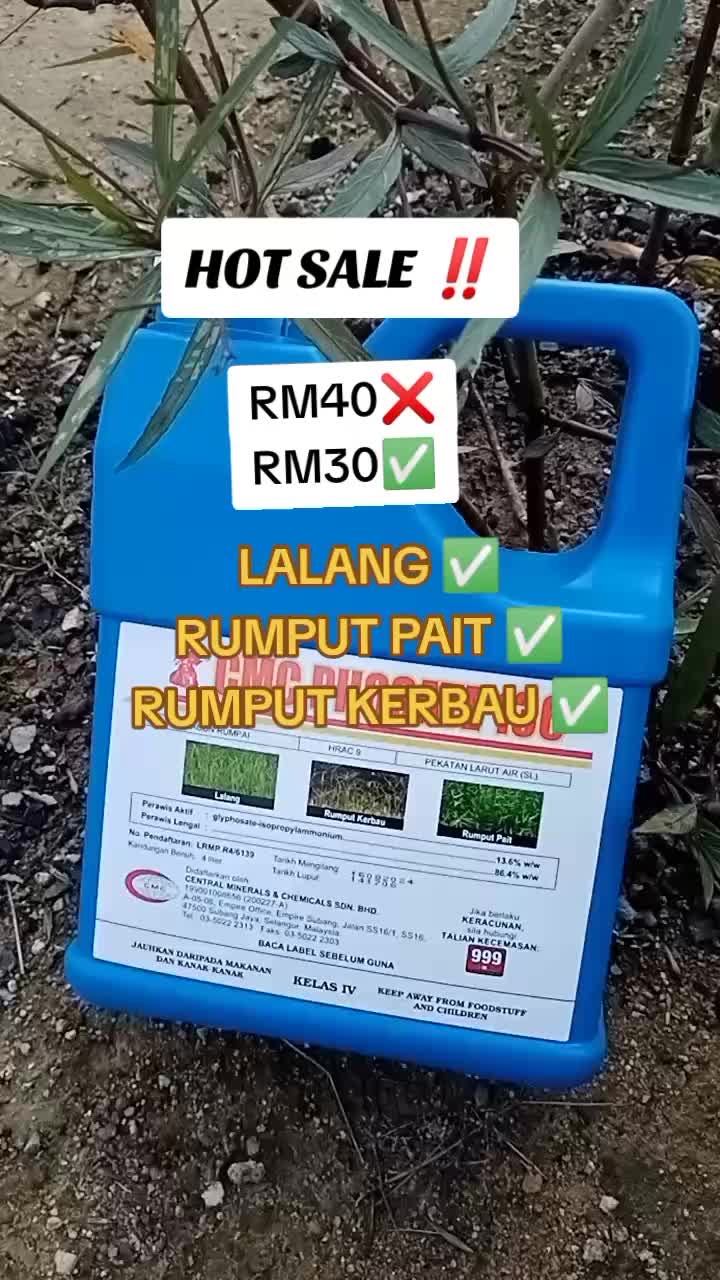 #cmcphosate136 #racunrumpai #racun#rumputkerbau #racunrumput #racunlalang #pekebun 