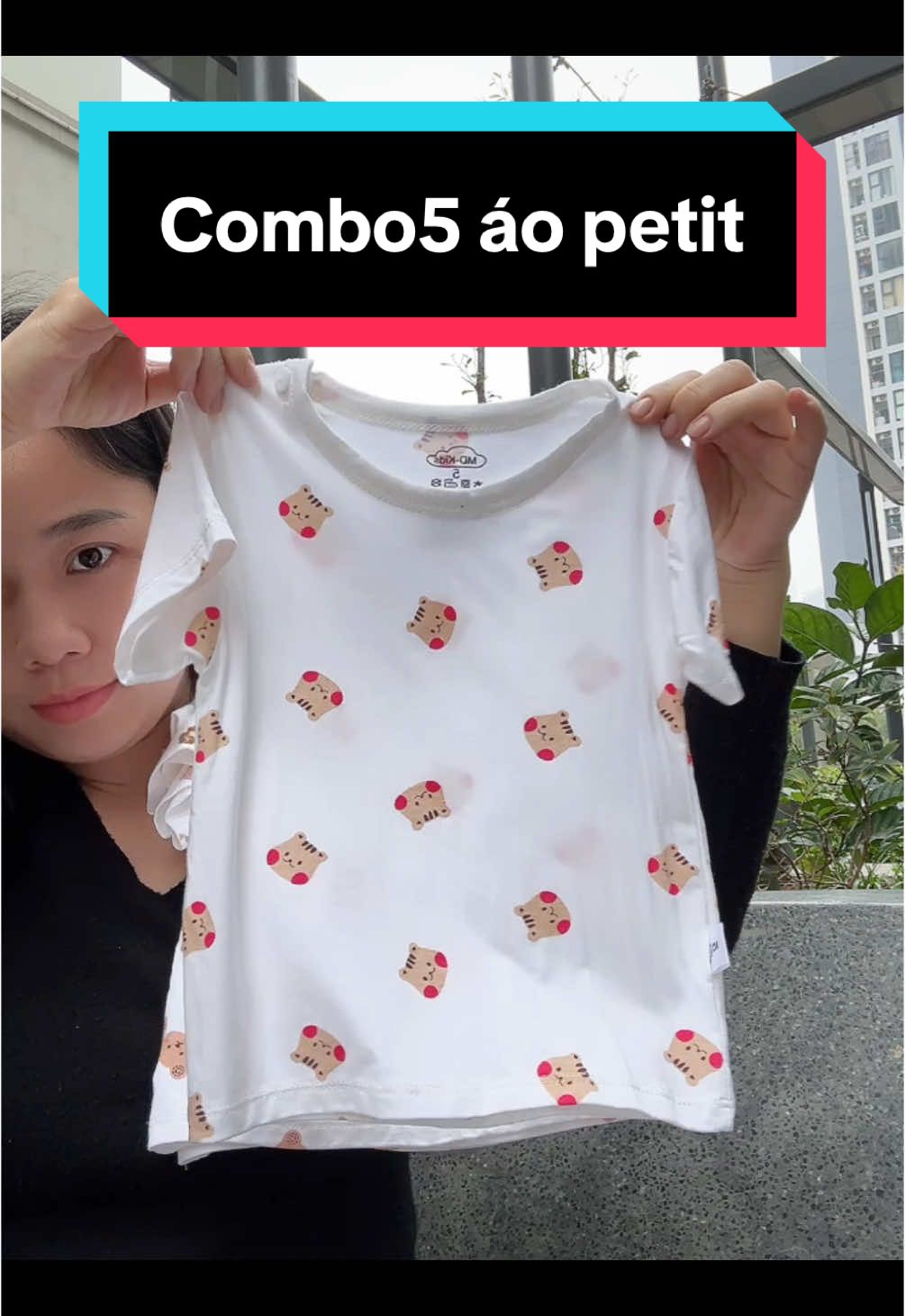 Combo5 áo petit cho bé 3-15kg 