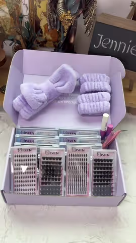 This lash cluster kit changing the game!!! Click orange cart and get it #lashmap #ashclusters #beauty #clusterlashes #diylashes