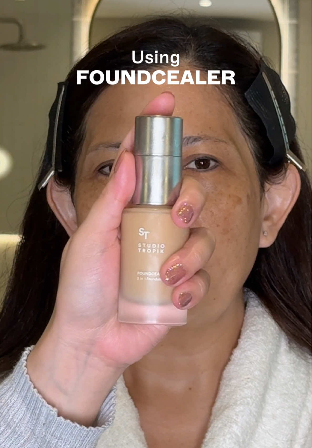 Foundation and concealer in a bottle 😍✨ Get your shade now! #StudioTropik #BeautyArtistryInspiredbyNature 