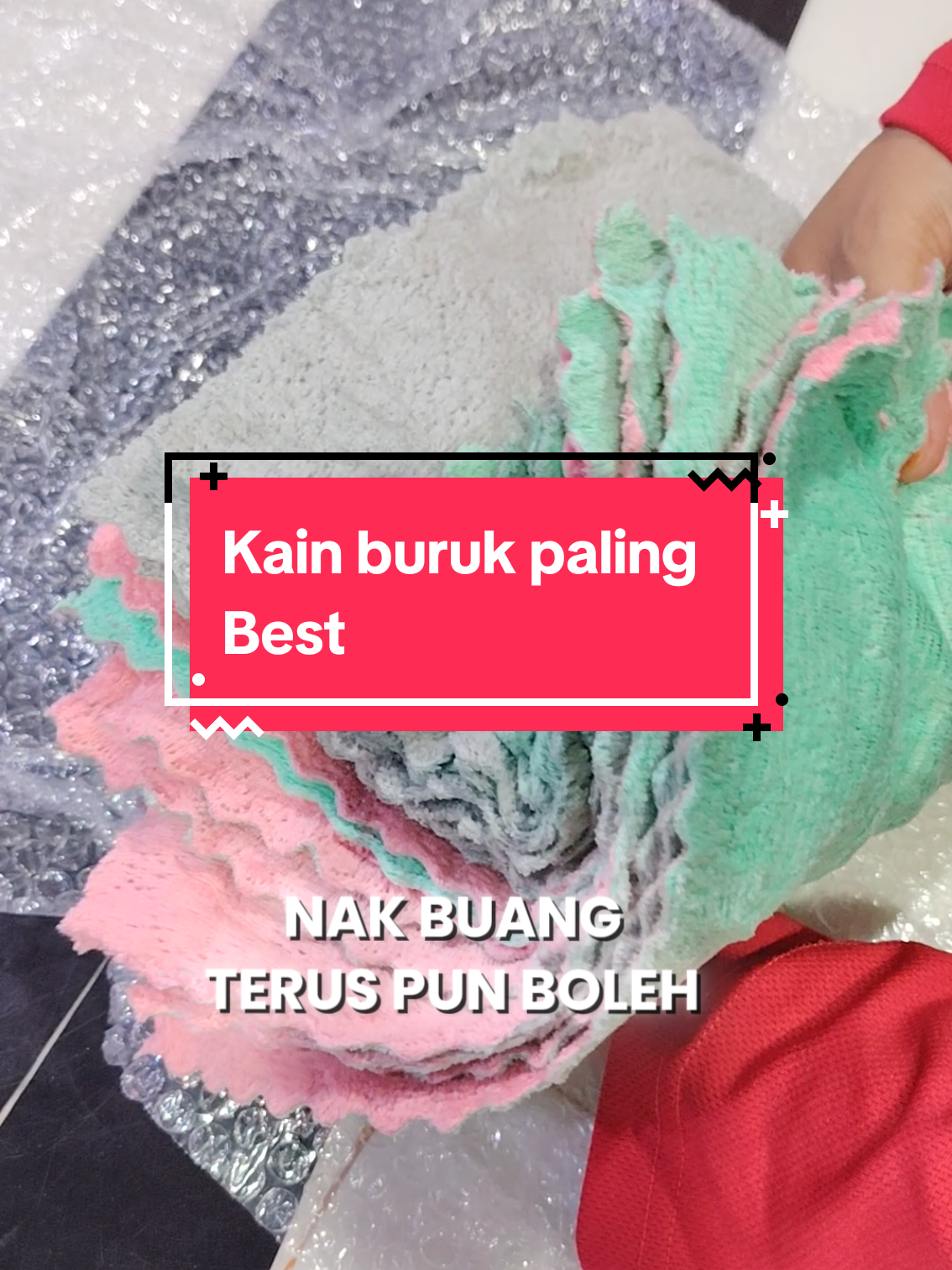 Kain buruk pun nk pakai yg best. Barula semangat nk kemas rumah.. #kainlapmurah #kainlapdapur #kainburuk #kainburukmurah 