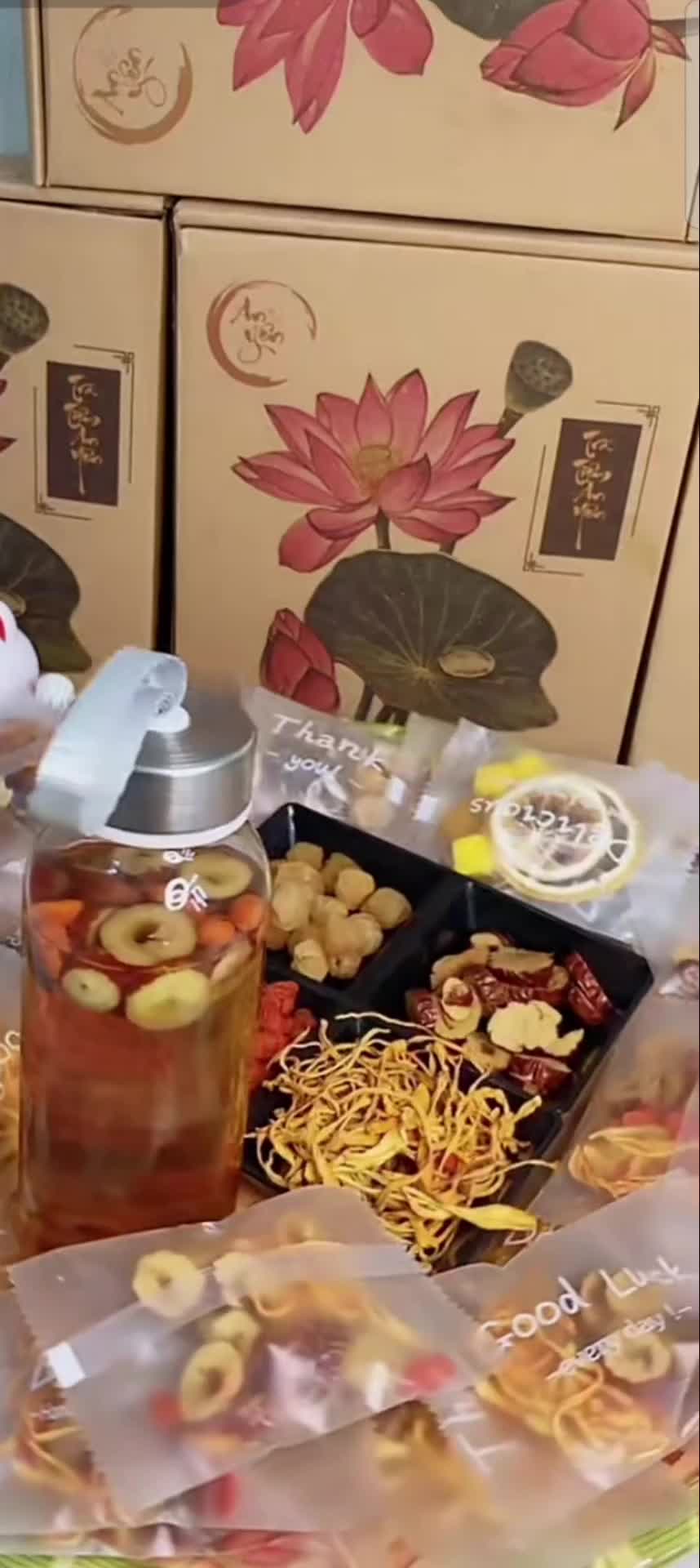 Mua trà tứ vị tặng đường phèn #tradongtrungtuvi #xuhuong #viralvideo #viral #typ #haiyenshop26 