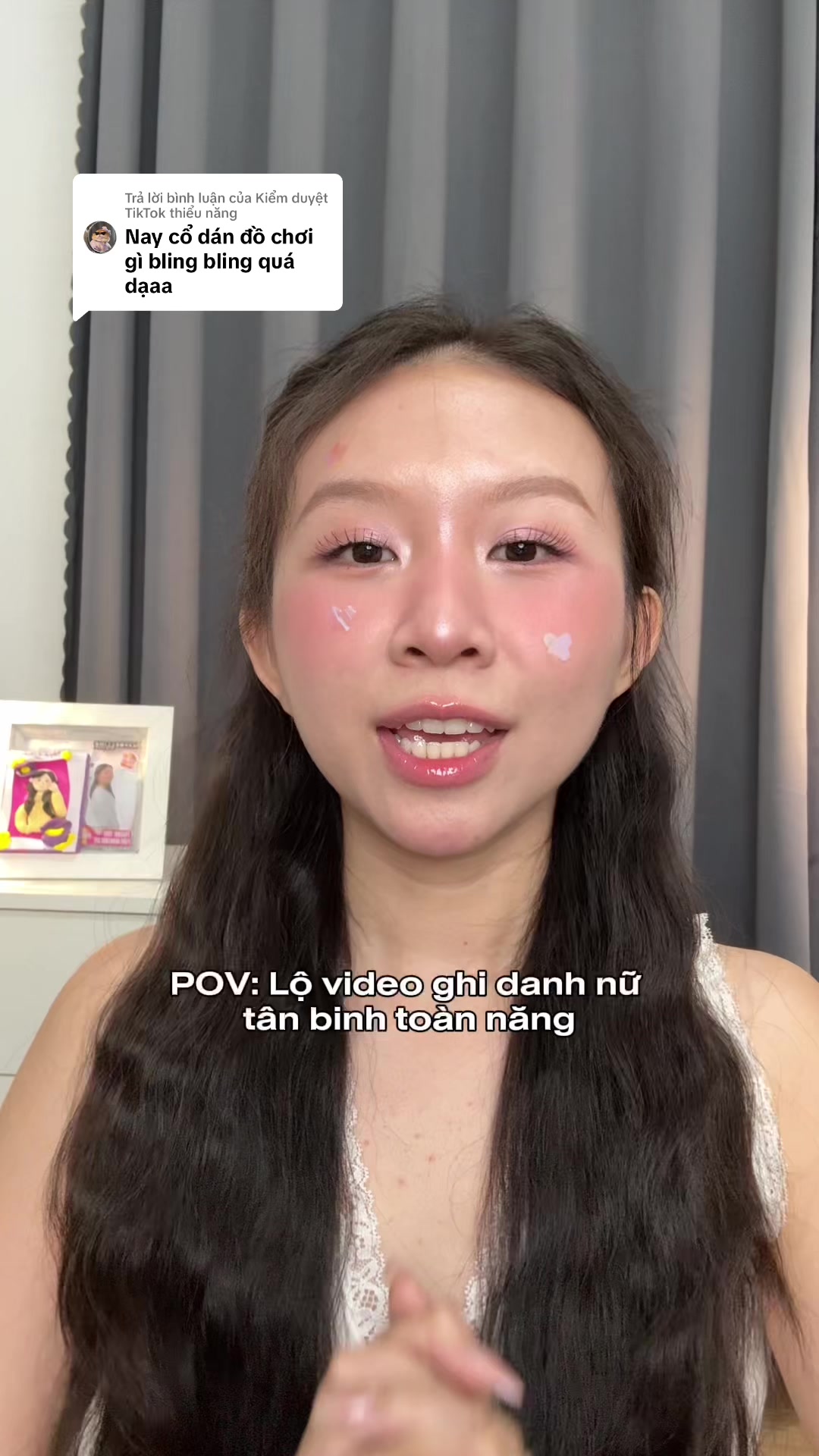 Trả lời @Kiểm duyệt TikTok thiểu năng Dạ tân binh nữ bột năng xin gửi clip dự thi #chouchinchan #hologram #dermaangel 