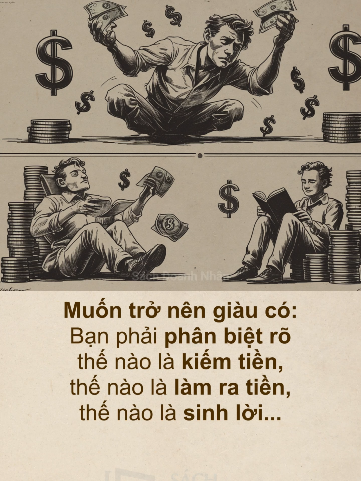 Quan niệm và mô hình tư duy khác nhau sẽ quyết định giấc mơ giàu có của mỗi người #sachdoanhnhan #learnontiktok #giauco #tienbac #sachhay