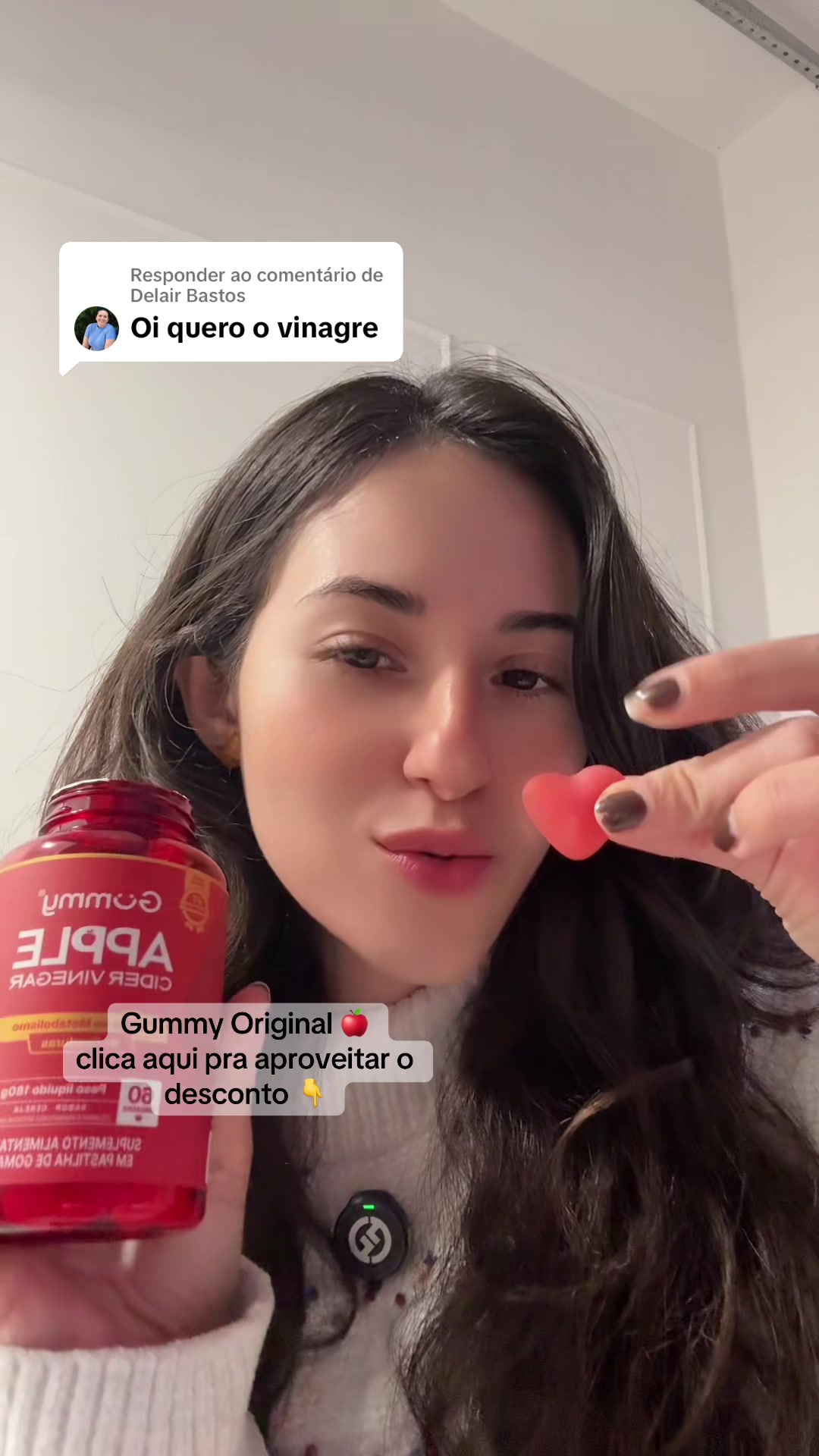 Respondendo a @Delair Bastos só clicar no carrinho laranja pra comprar 🤩❤️ #ugc #creators #tiktokshopbrasil #TikTokShop #Ecommerce #MarketingDigital #creatoreconomy #TikTokBrasil #creator #CriadorDeConteúdo #tiktokshopchegou #promotiktokshop #Guday #gummy 