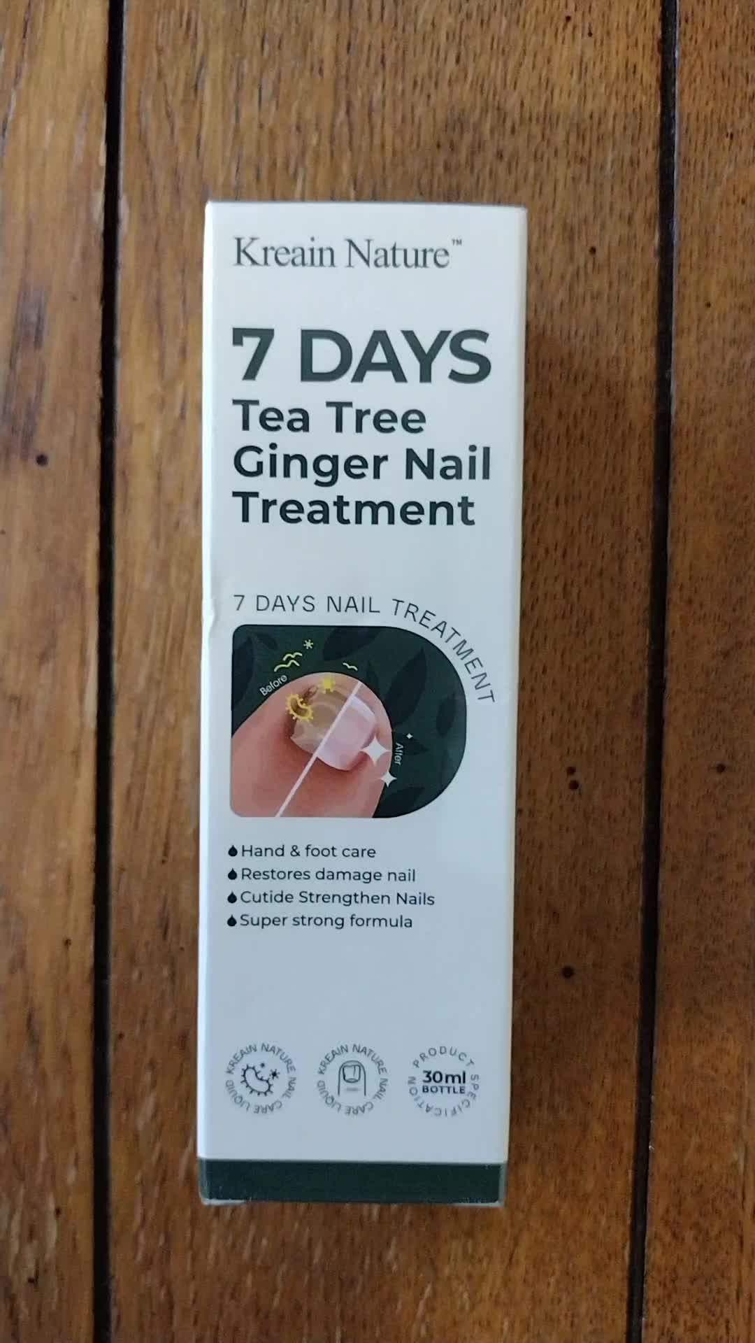 @Kreain Nature offical #7 #days #tea #tree #ginger #nail #treatment 