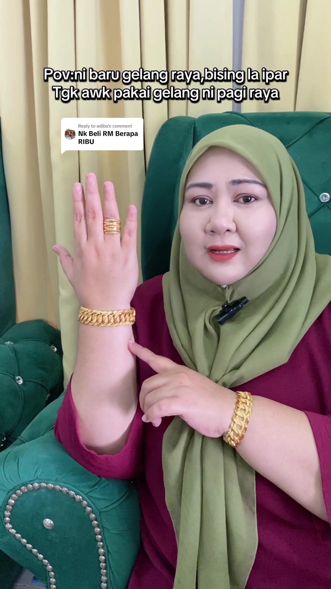 Replying to @adiba #emastitaniumantikarat #gelangtitanium #gelangraya2025 