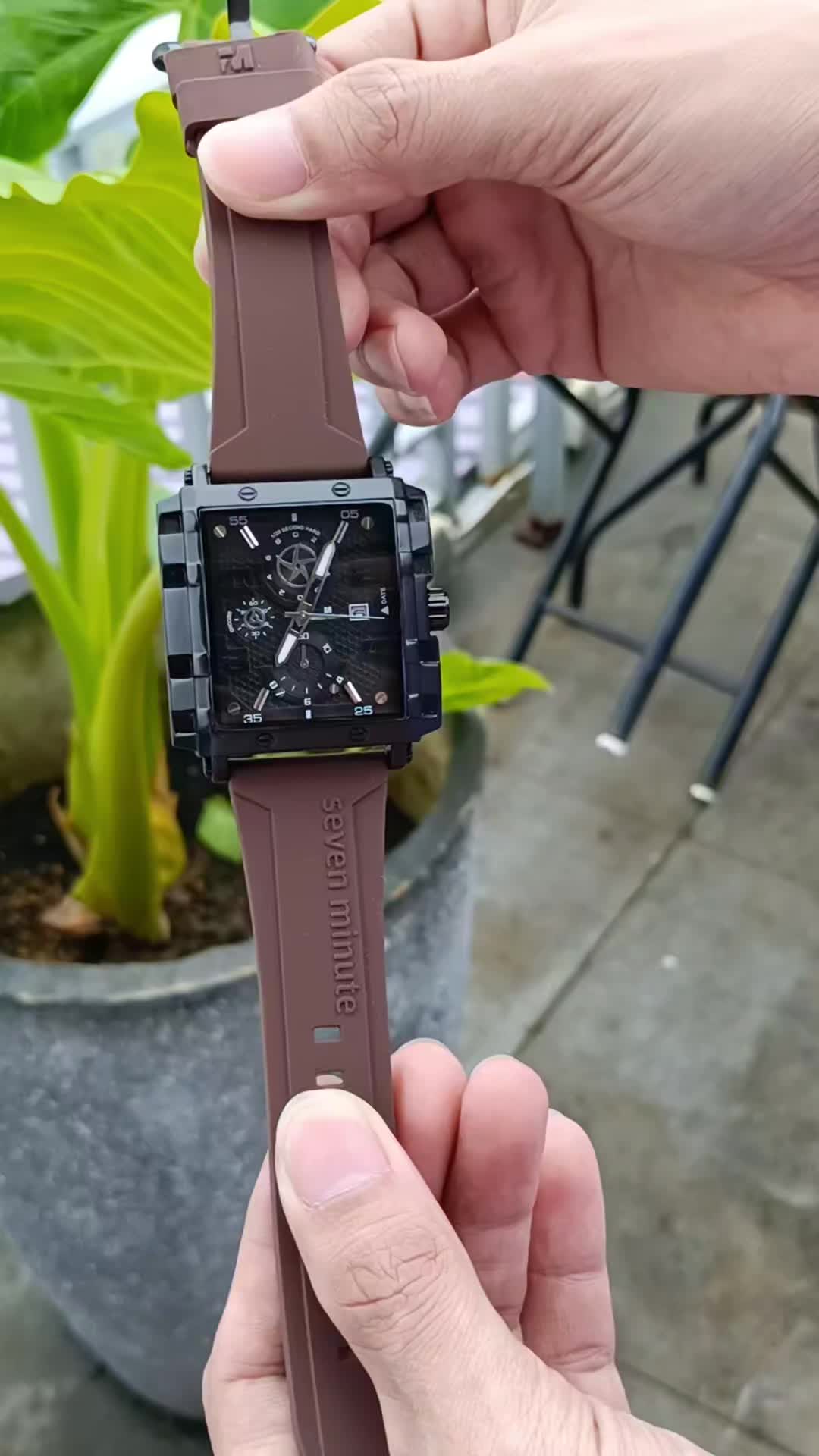 jam Tangan pria Seven minute  #jamtangansevenminute #jamtangancowok #jamoriginal✅ #fypシ゚ #antiair 
