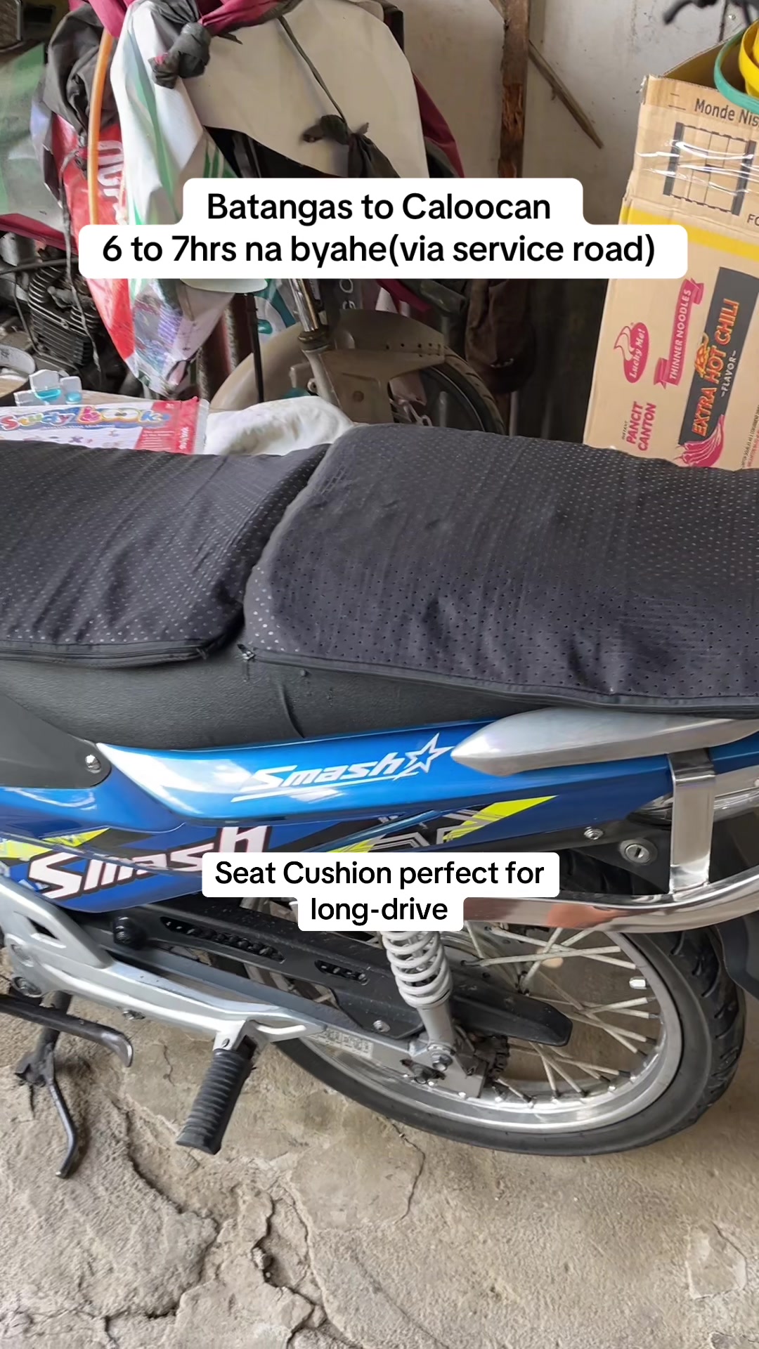 Seat Cushion for long drive iwas pawis at init ng pwetan #seatcushion #motorcyclecushion #longdrive #driver 