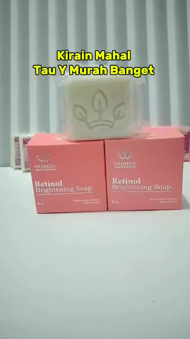 Promo sabun Retinol #hiqween #sabunretinolpertama #sabunmuka #sabunjerawat #sabunkecantikan #sabunflek #sabunpemutih #powershop #gajiansale 