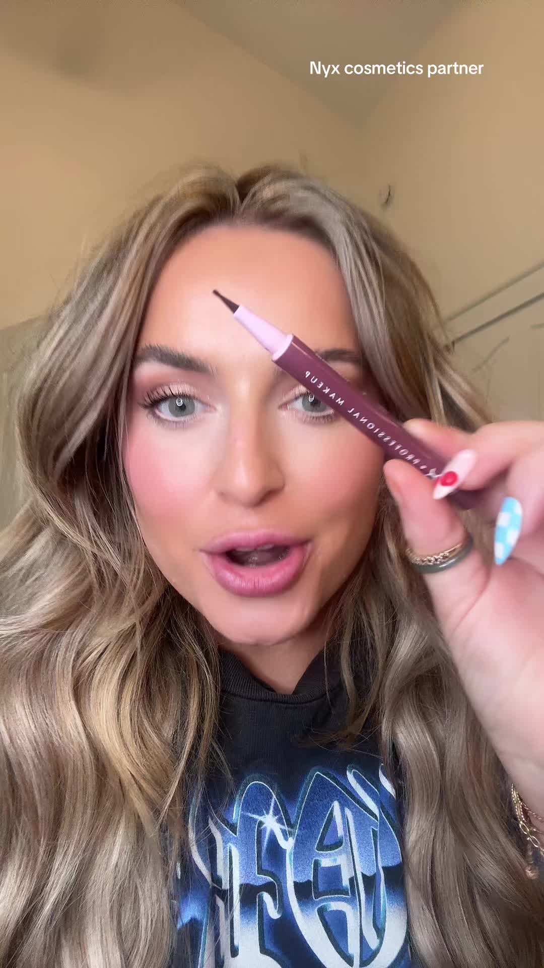 I wish I could show you more colors but when I tell you I've scrubbed off this @NYX Professional Makeup lip and it's still there- the stain power is crazy! #lipstain #lipstainviral #liplinerstain #nyxcosmeticspartner #makeuphacks 