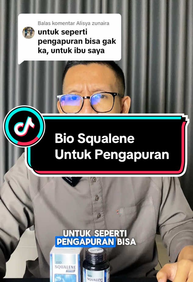 Membalas @Alisya zunaira Bio Squalene Untuk Pengapuran 😍 #biosqualene #biosqualeneasli #biosqualeneoriginal #minyakhatiikanhiu #minyakikan #pengapuran #omilhamreview #fyp #tiktok 