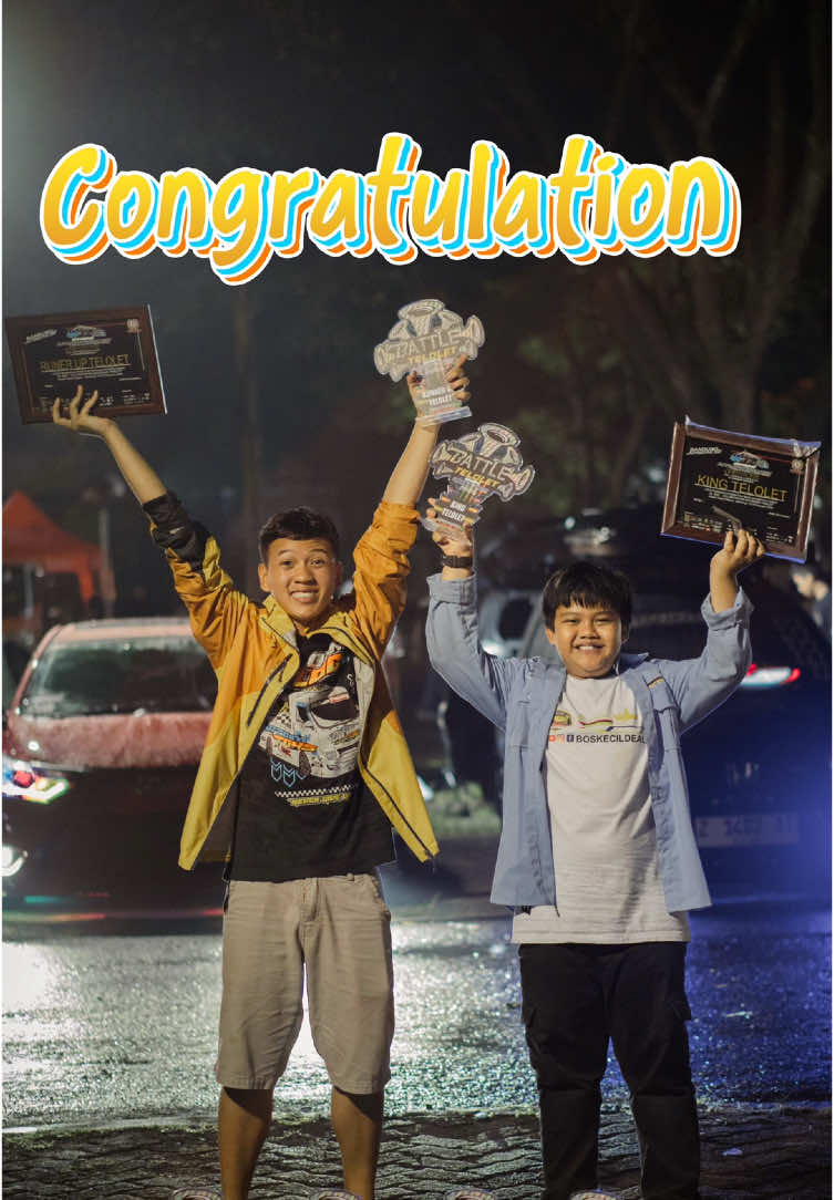 Congratulations buat @ditdim.vlog dan @Bos Kecil De All 🙌🙌🙌 #fyppppppppppppppppppppppp #ditdimteam #telolet 