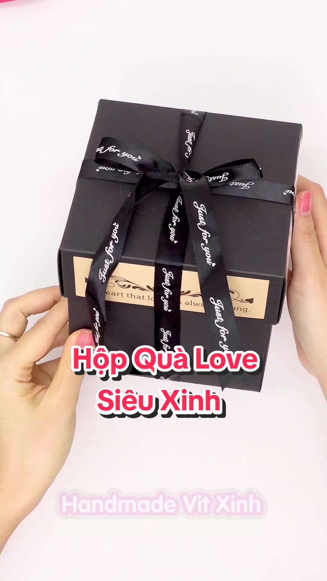 Hộp Quà Love Box Siêu Xinh  #vulaci #gocsangtao #learnontiktok #handmadevitxinh #DIY #Handmade #lovebox #hopqua 