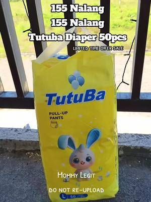 grabe mga mi bagsak presyo rin si tutuba ngayon #mommylegit #koreandiaper50pcs #koreandiaper #tutuba #tutubadiaper #tutubadiapers 