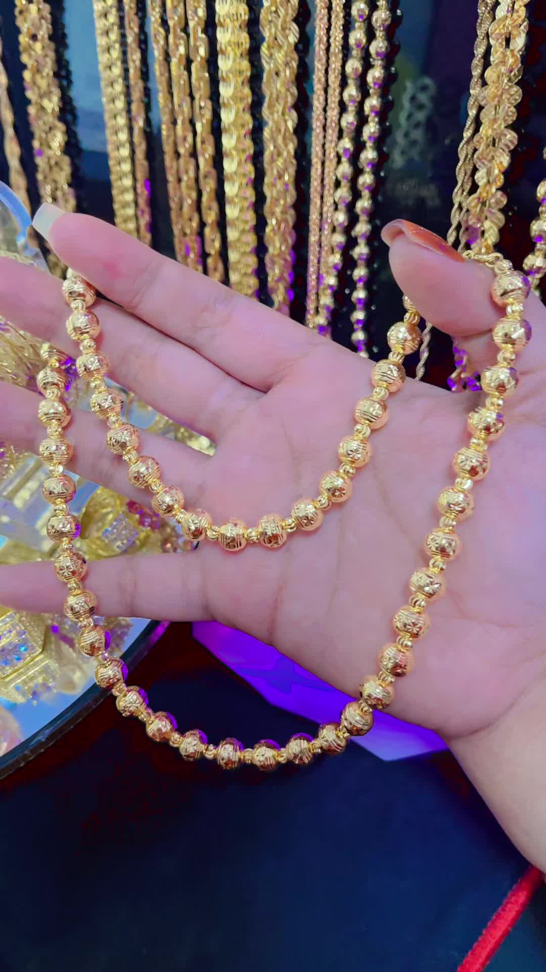 #đồngvàng #tiktokshop #dâychuyền bi