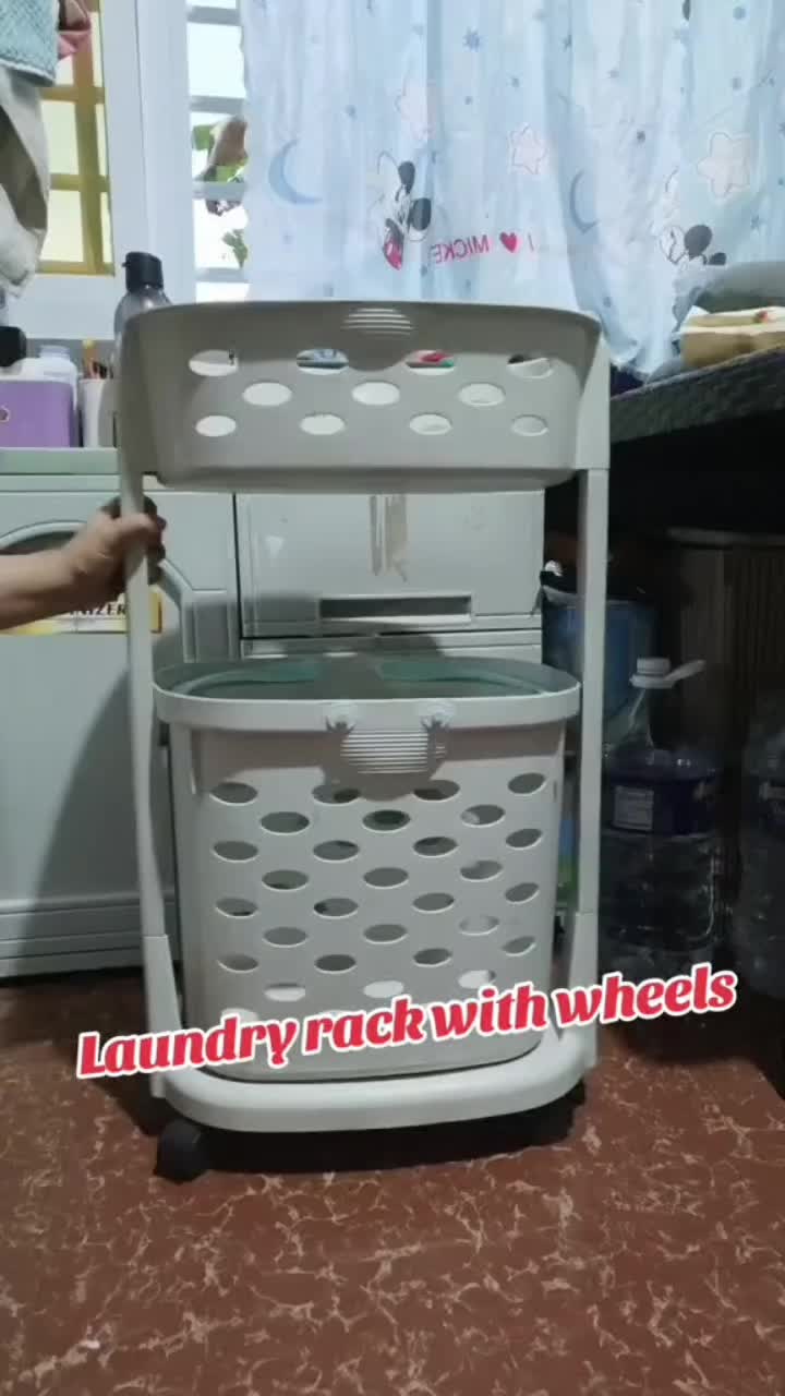 Super Ganda at matibay tlaga pag orocan brand #orocanlaundrybasket #laundrystoragebasket #laundryrack #laundrybasketwithwheels 