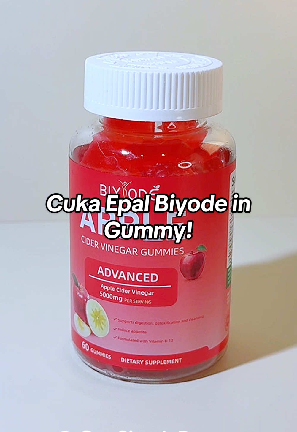 Perut tak selesa, selalu rasa bloated? Jangan biar berlarutan! Cuba Biyodé Apple Cider Vinegar Gummies—senang makan, halal & guna pectin, bukan gelatin. Klik Bag Kuning sekarang sebelum stok habis! 🚀🍏 #JagaPerut #BiyodéGummies #applecidervinegar 