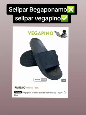 Selipar Begaponamo❎️ Selipar Vegapino ✅️😅 Cepat Tekan Beg Kuning Order!!! #seliparvegapino #selipar #vegapino #seliparviral #shoes #kasut 