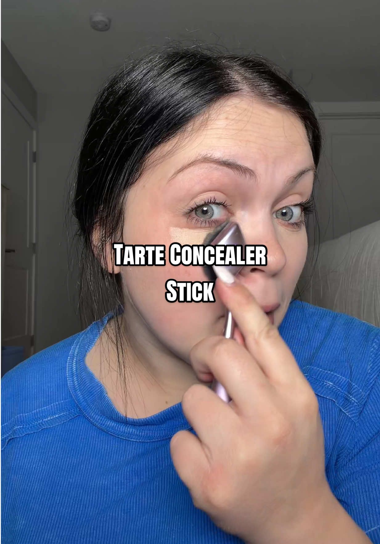 Replying to @Amber Dill just showing how this concealer stick covers darkness, redness, eye bags, wrinkles, fine lines, blemishes, and rosacia! #concealerhack #concealer #tiktokshopcreatorpicks #tartecosmetics #matureskin @tarte cosmetics 