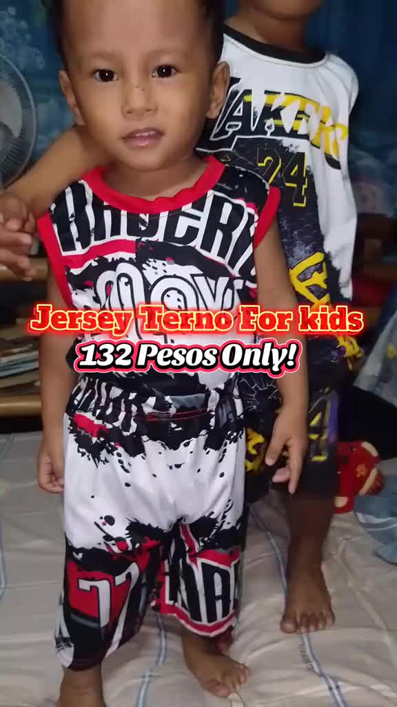 Jersey Terno for kids‼️ Deserve to ng mga kids nyo ante. Maganda ang tela at mura pa! #jersey  #jerseyforkids  #jerseyternoforkids 