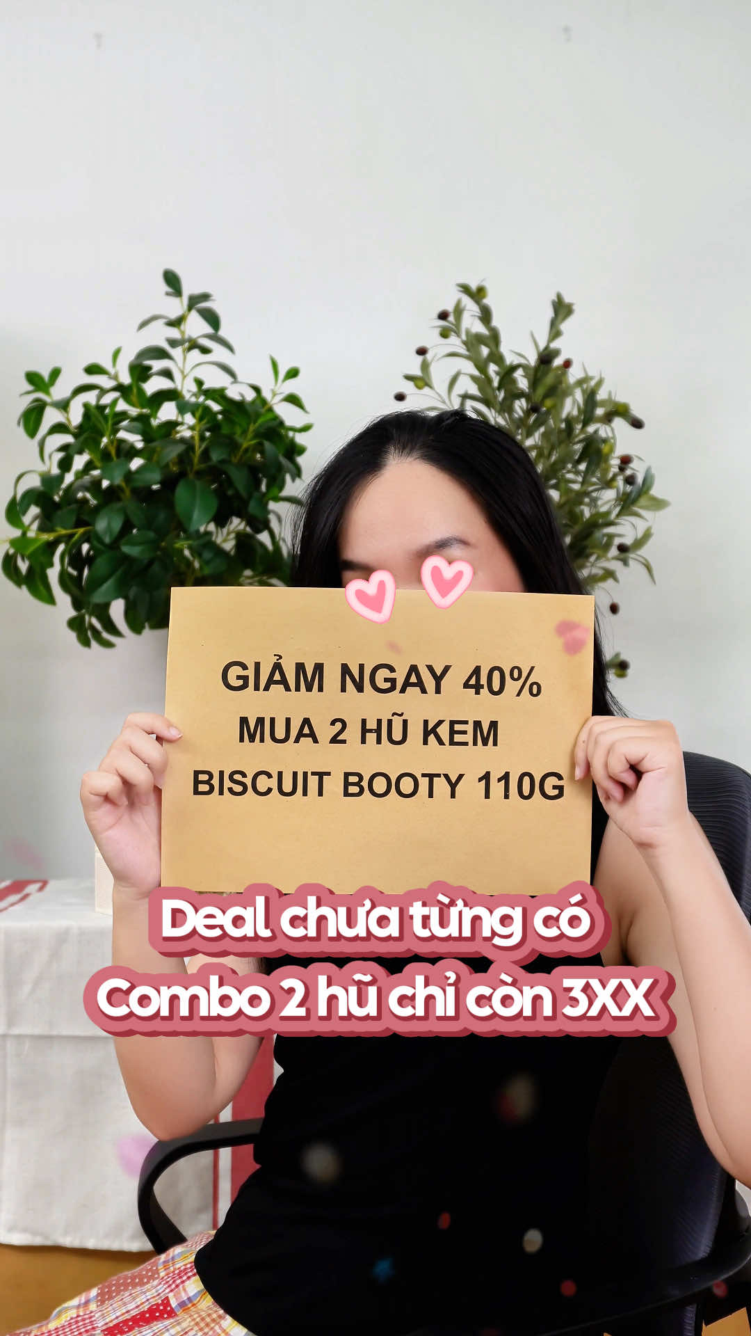 ⚡️ BÁO ĐỘNG SALE KHỦNG ⚡️ Giảm 40% cho 2 hũ kem Biscuit Booty SIZE LỚN! Deal xịn thiệt đó, chậm tay là tiếc lắm, chị em tranh thủ lên kệ là hốt liền nhé! 🌟🔥#kemgiamtham #kemduong #BiscuitBooty #TheJungleHerbs #Tjhs #salethang7 #dealthang7 