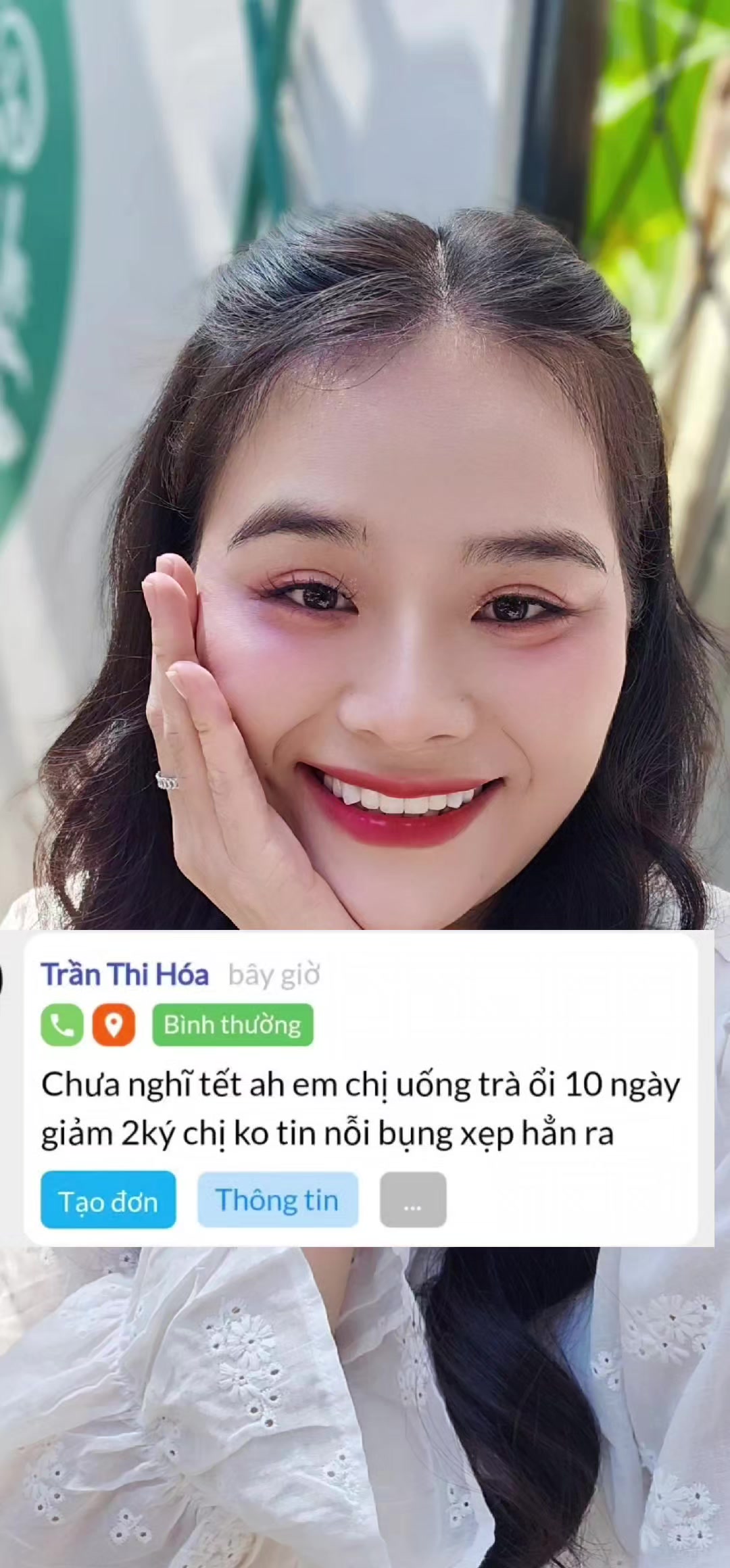 XIN CHÂN THÀNH CẢM ƠN KHÁCH HÀNG CỦA THẢO 😘 #thanhsunnganthao #xuhuong #thaosun #tralaoimixlasen #botgaoluc #giamcanantoan 