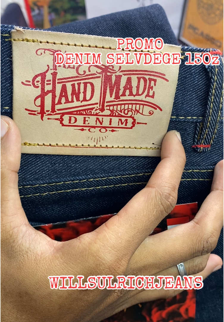 Promo Denim 15Oz #rawdenim #elgecedenim #lgec #denimselvedge 