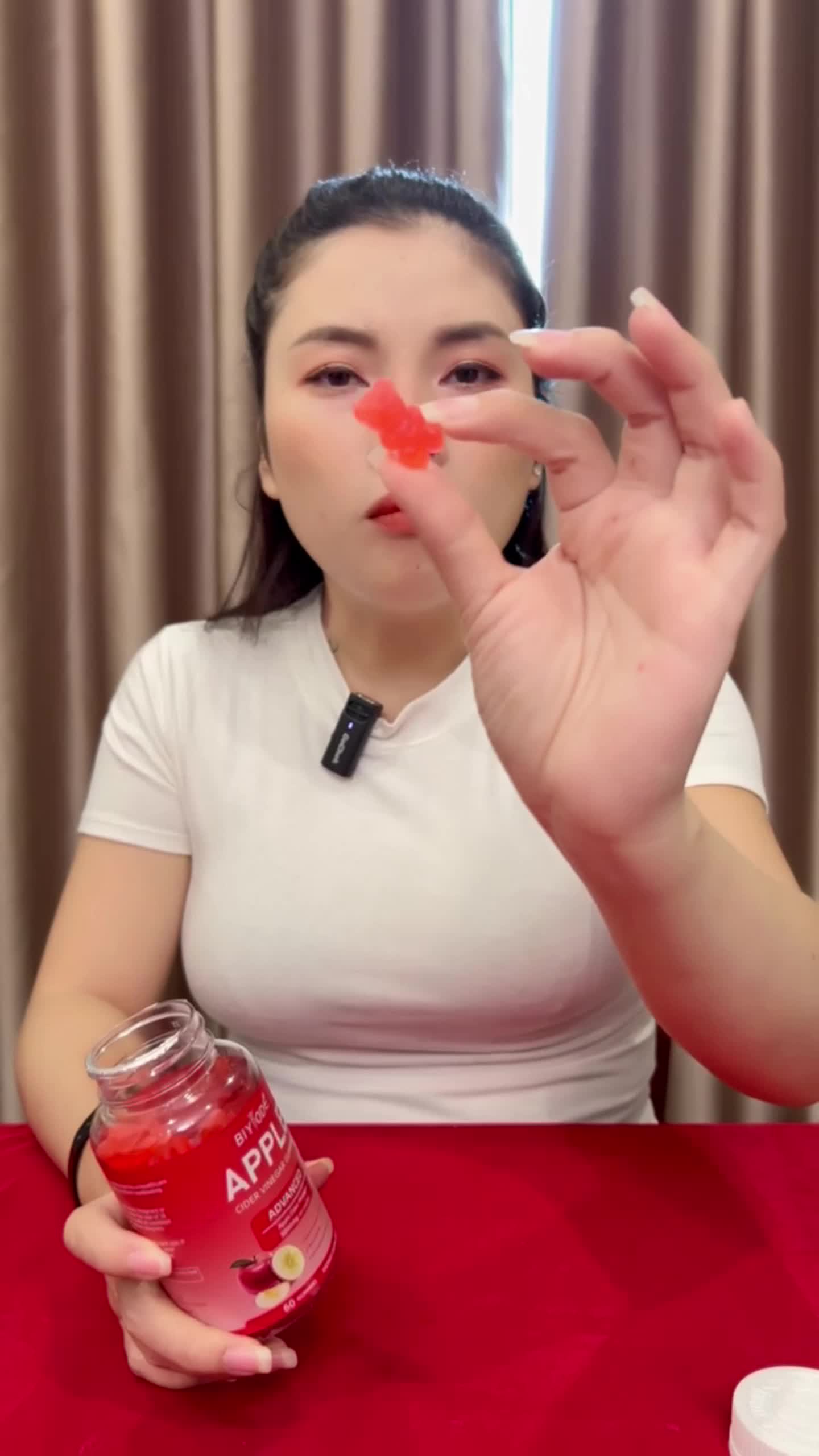 Kẹo dẻo giấm táo bố sung vitamin #LearnOnTikTok #tuyentanuytin #viral #fyp #mukbang #food #cooking #ancungtiktok #monngonmoingay #tiktokfood #reviewfood #xuhuong #biyode #giamtao #keodeogiamtao #biyodegummies #lamdepdang