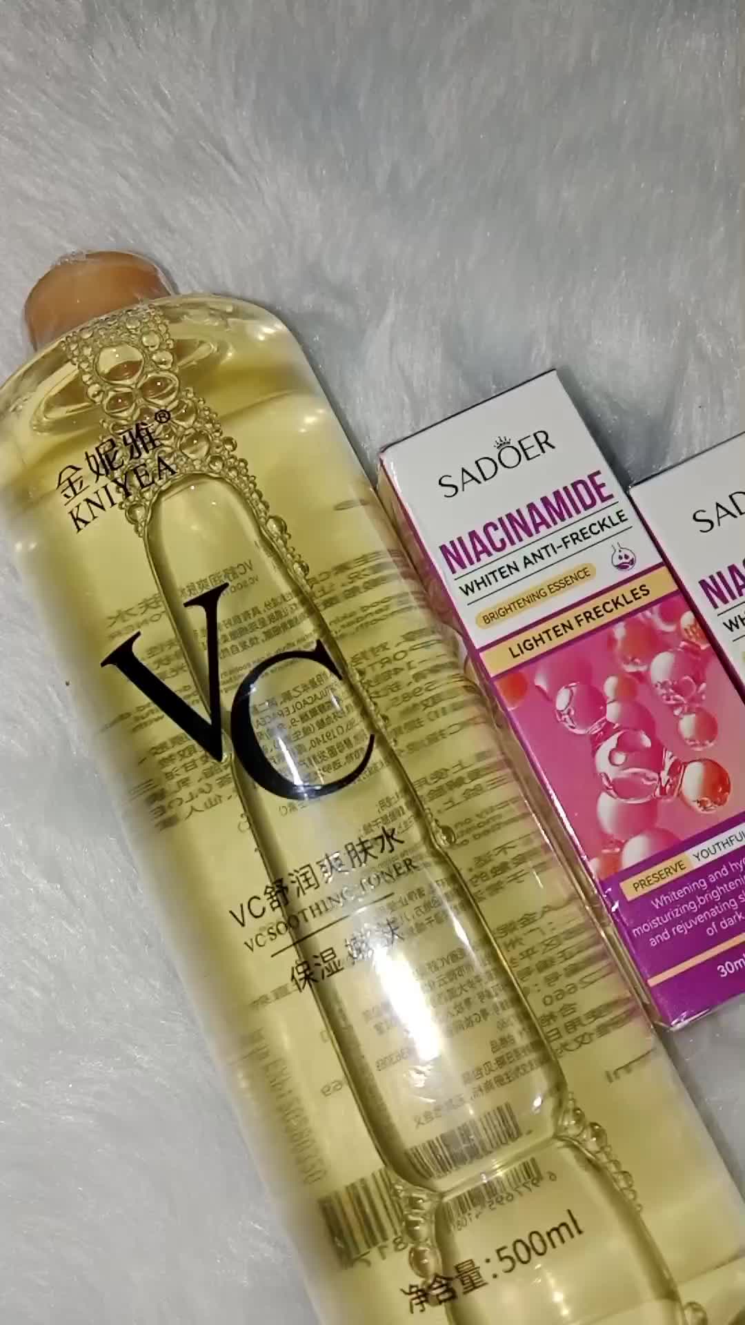 BUY 1 TAKE 1 KNIYEA VITAMIN C TONER+SADOER NIACINAMIDE SERUM  #niacinamideserum #serum #toner #fyp 