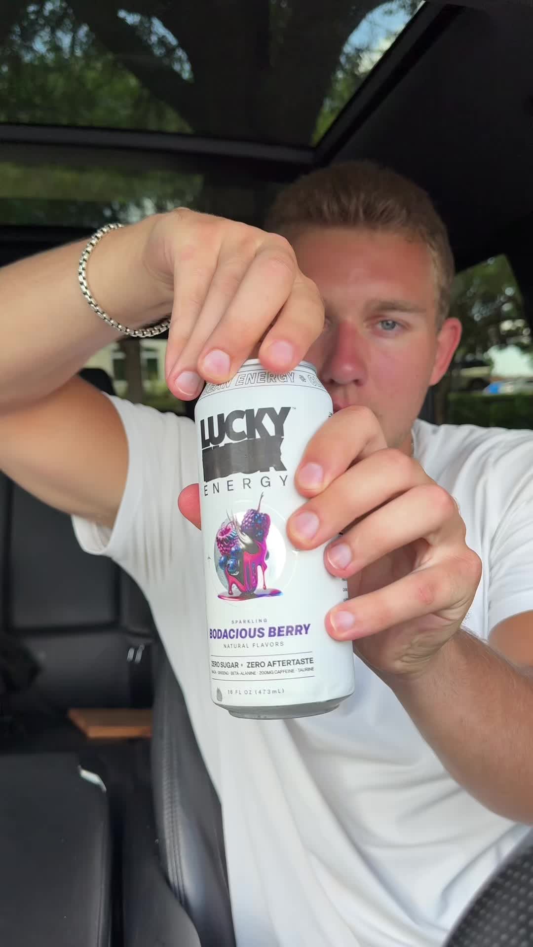 First time trying lucky energy drinks 